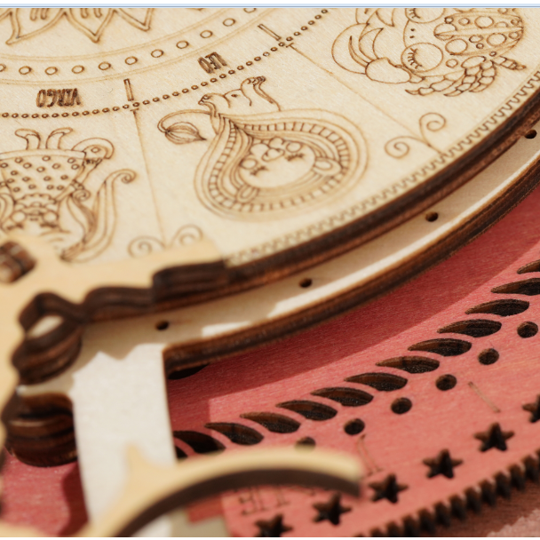3D Houten Puzzel Tijdmachine Kalender
