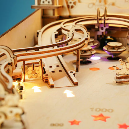 3D Houten Puzzel Pinball Machine