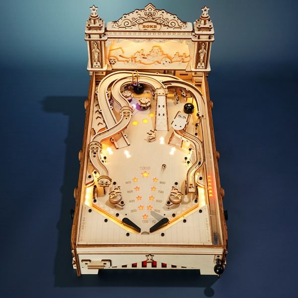 3D Houten Puzzel Pinball Machine
