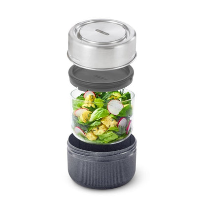 Black+Blum Glass Lunch Pot – 0,6 L | Lekvrij & Magnetronbestendig