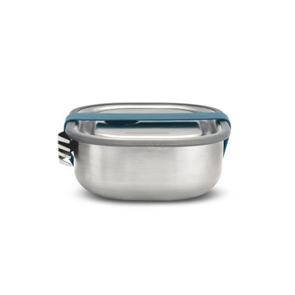Black+Blum Lunchtrommel – 0,6 L | Lekvrij, Stijlvol & Praktisch | Inclusief Vork & Verdeelvak