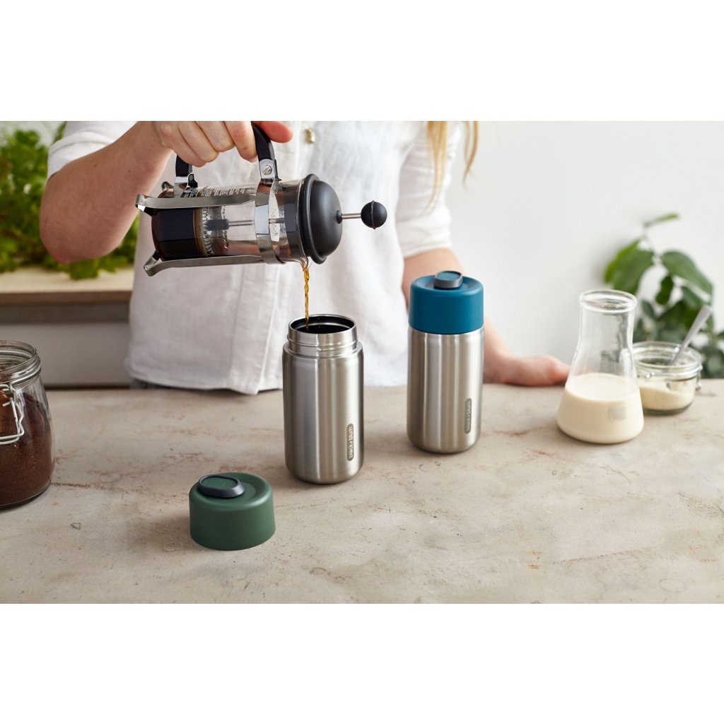 Black+Blum Travel Cup – 0,34 L | Lekvrij & Herbruikbaar | Roestvrij Staal |