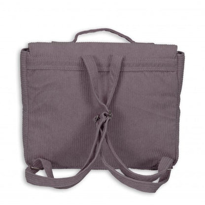 byASTRUP® Retro Rugzak – Corduroy | Compact & Stoer | 27,5x22x7 cm