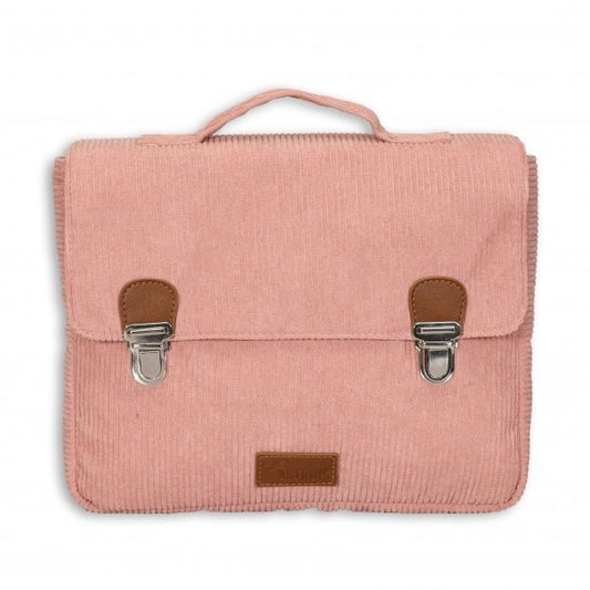 byASTRUP® Rugzak – Roze | Retro Corduroy | Voor iPad, Etui & A4-schetsblok