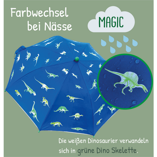 🦕 HECKBO Kinderparaplu – Dinosaurus | Magische Kleurverandering bij Regen
