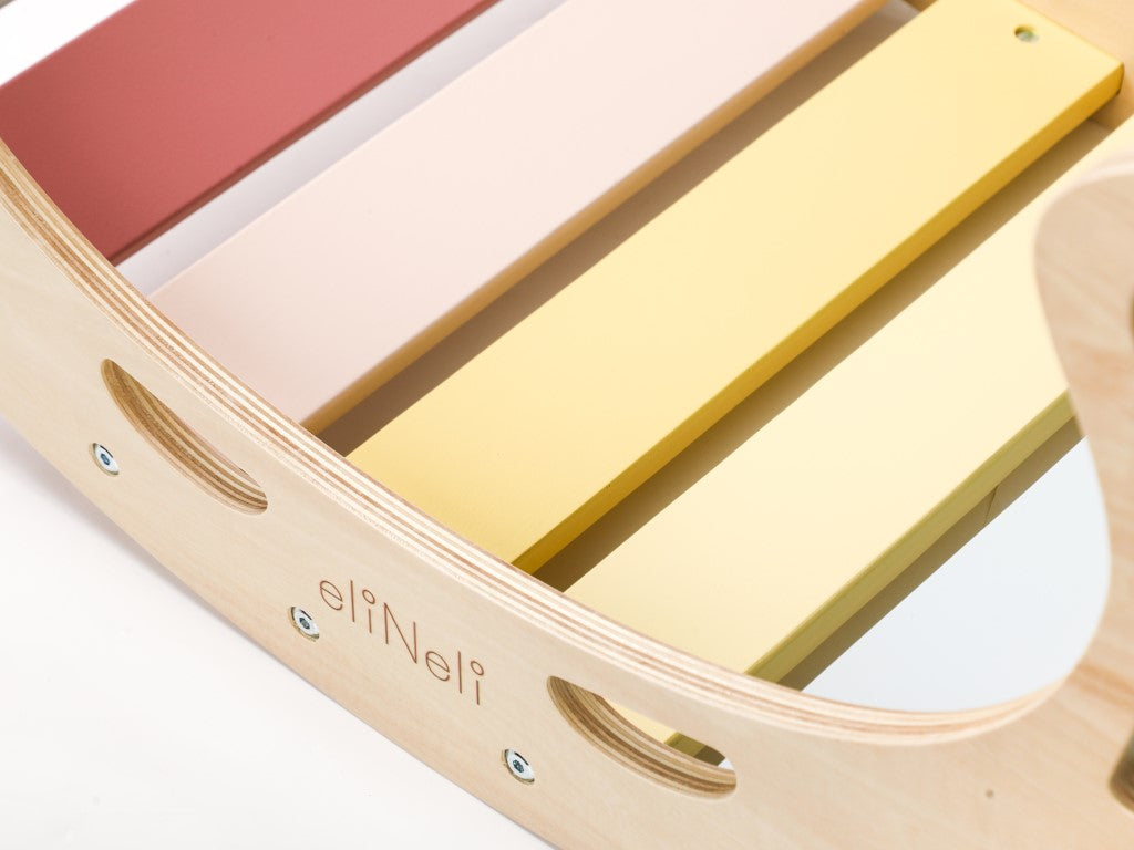 Houten Montessori Schommel 5-in-1 – Speel, ontdek en groei 🌈🌿