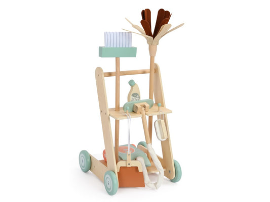 Schoonmaakset met Trolley