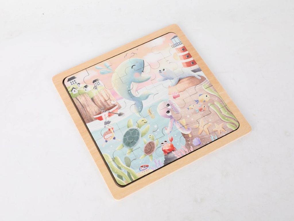 Houten Puzzel – Sea World | Ontdek de magie van de onderwaterwereld