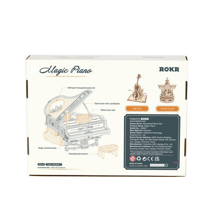 Hout 3D Puzzel Magic Piano