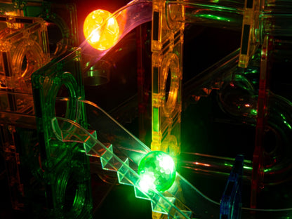 Magnetische Bouwset – Ballenbaan 222 stuks + Lichtgevende Ballen