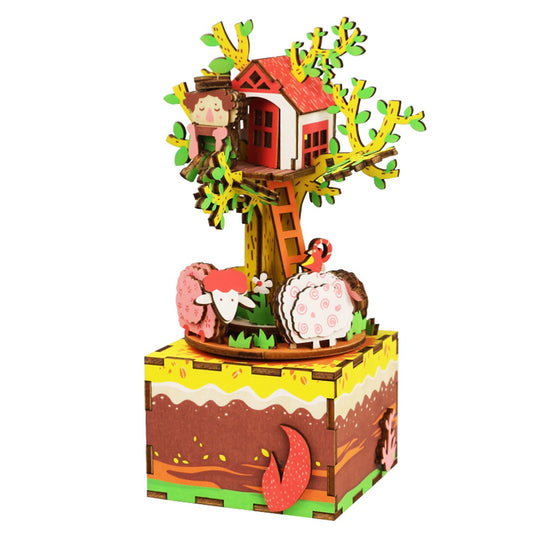 Muziekdoos 3D Tree House