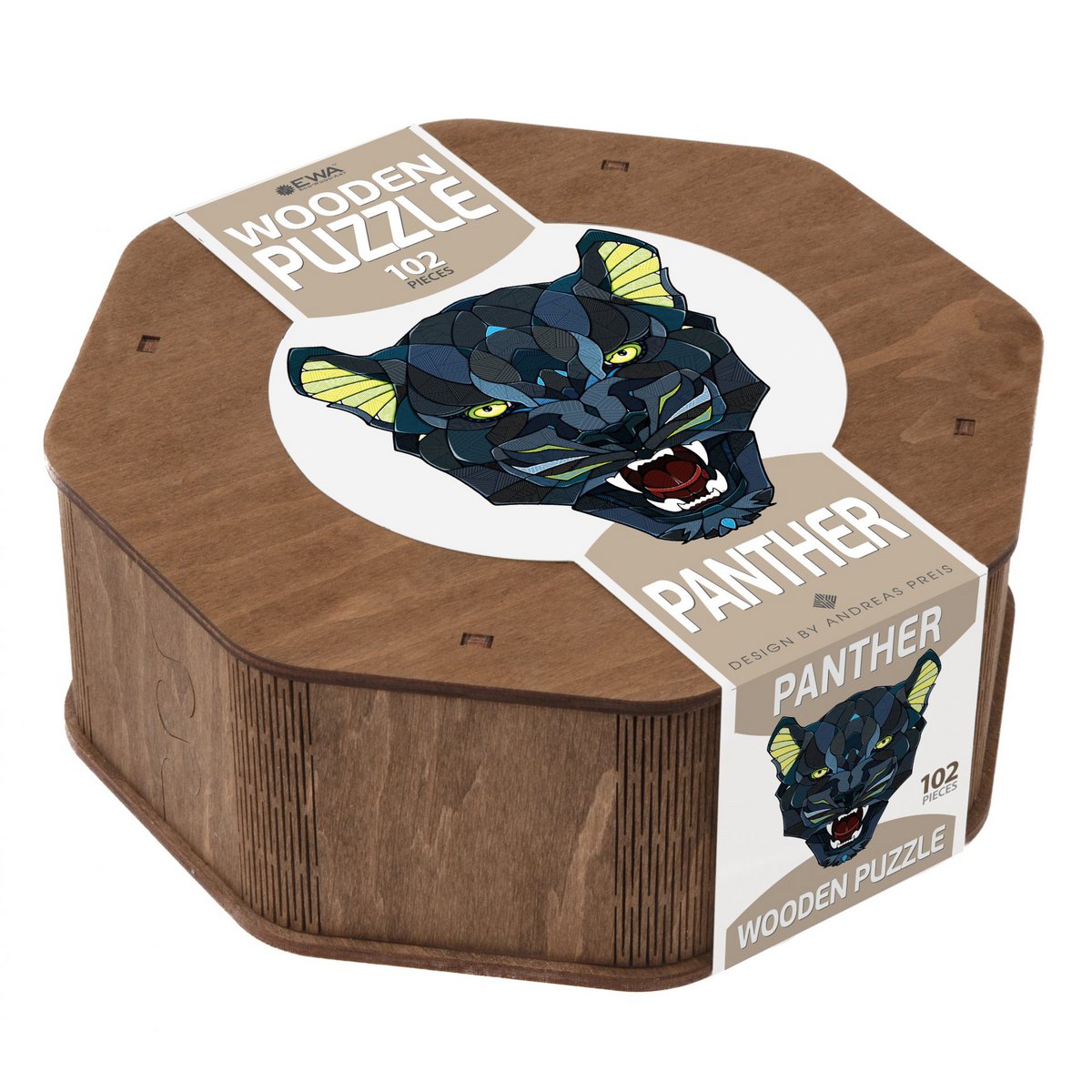 Legpuzzel Panter Houten Box