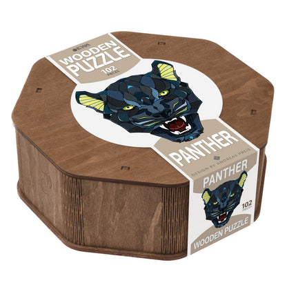 Legpuzzel Panter Houten Box