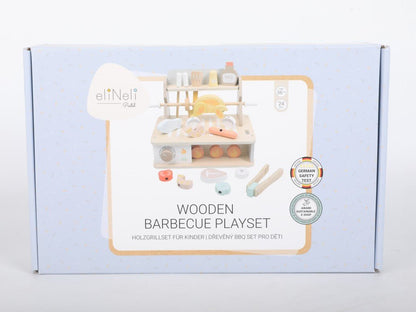 Houten BBQ Set