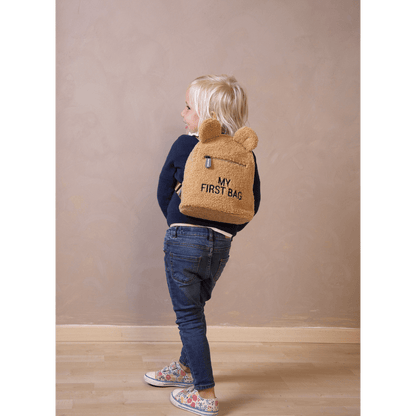 Kiss Couture Mini Rugzak – Bruin | Compact & Elegant | 20 x 8 x 24 cm