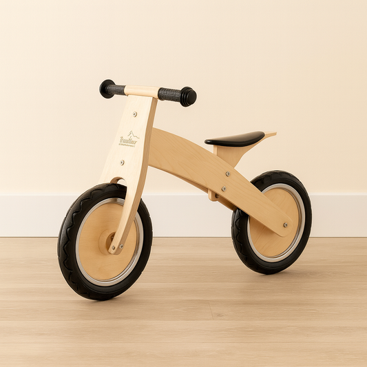Houten loopfiets Pinolino Lino – 2-in-1 chopper en loopfiets voor peuters vanaf 2 jaar, duurzaam berkenhout met EVA-banden