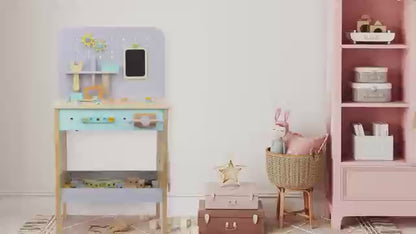 Houten Gereedschapsbank voor Kinderen – 73-delig 🔧🌿