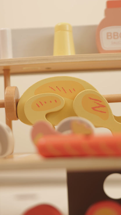 Houten BBQ Set