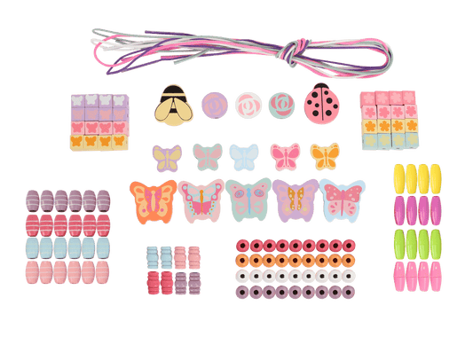 Set Houten Kralen voor Kinderen - 122 Stuks - VOF Snug & Smart